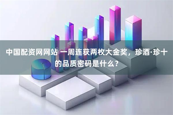 中國配資網網站 一周連獲兩枚大金獎,珍酒·珍十的品質密碼是什么?